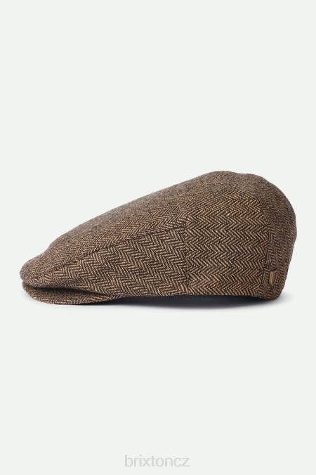 hnědá/khaki Brixton muži chuligánská plochá čepice 4DHP298 Příslušenství