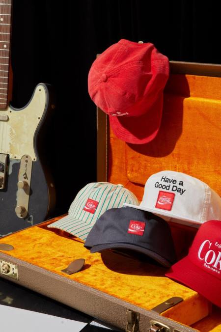 vyprané černé Brixton muži Coca-cola dodávka lp čepice 4DHP267 Příslušenství