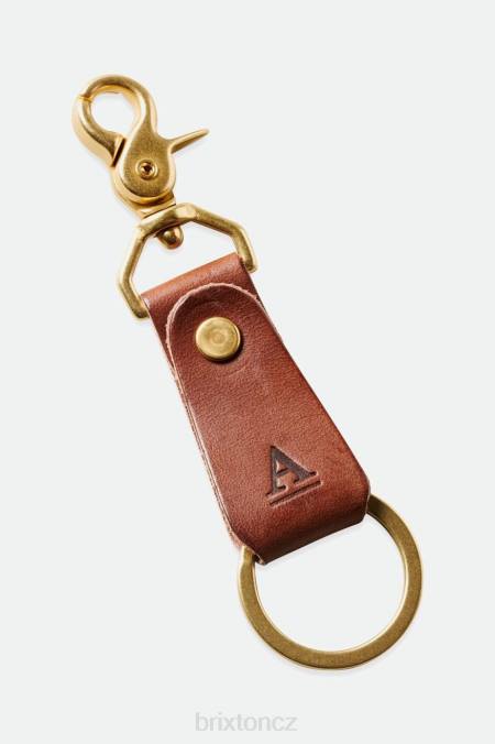 hnědý Brixton x Artifact unisex kožená spona na klíče 4DHP375 Příslušenství