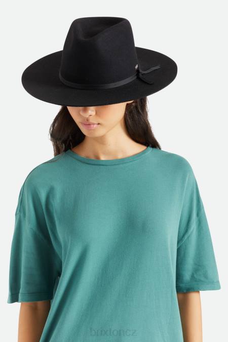 Černá Brixton unisex Cohen kovbojský klobouk 4DHP205 Příslušenství