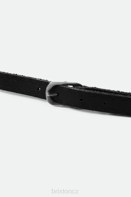 Černá Brixton unisex kloboukový pásek s nastavitelnou přezkou 4DHP365 Příslušenství