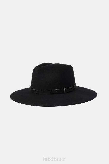 Černá Brixton unisex kloboukový pásek s nastavitelnou přezkou 4DHP365 Příslušenství