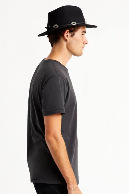 Černá Brixton unisex nastavitelný pásek na západní klobouk 4DHP362 Příslušenství
