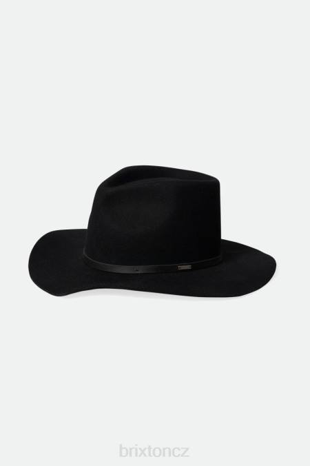 Černá Brixton unisex whisky říční kovbojský klobouk 4DHP206 Příslušenství