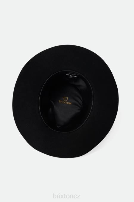 Černá Brixton unisex whisky říční kovbojský klobouk 4DHP206 Příslušenství
