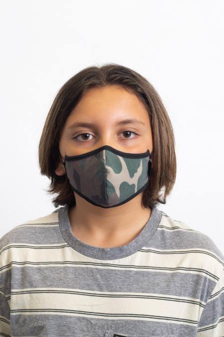 kamufláž Brixton unisex antimikrobiální maska ​​pro mládež 4DHP410 Příslušenství