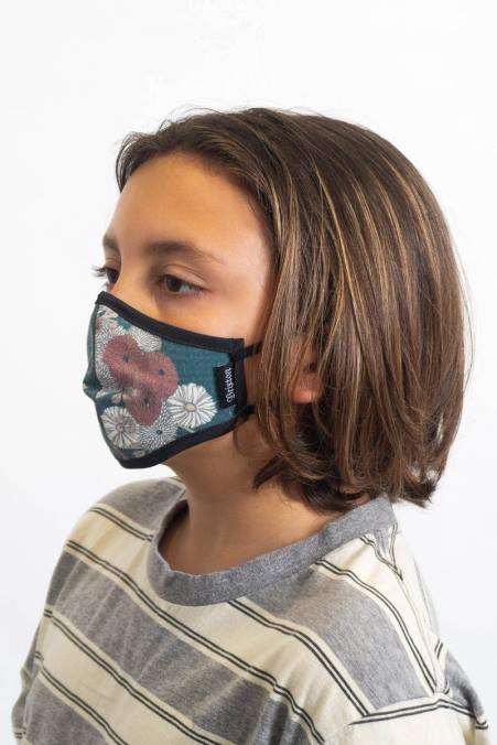 květinový Brixton unisex antimikrobiální maska ​​pro mládež 4DHP409 Příslušenství
