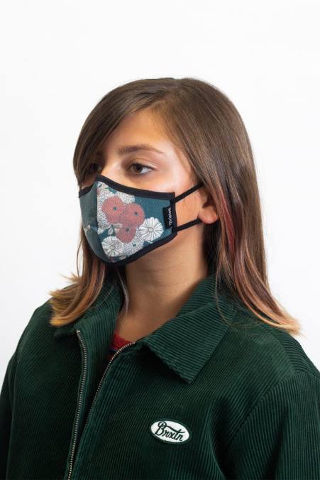 květinový Brixton unisex antimikrobiální maska ​​pro mládež 4DHP409 Příslušenství