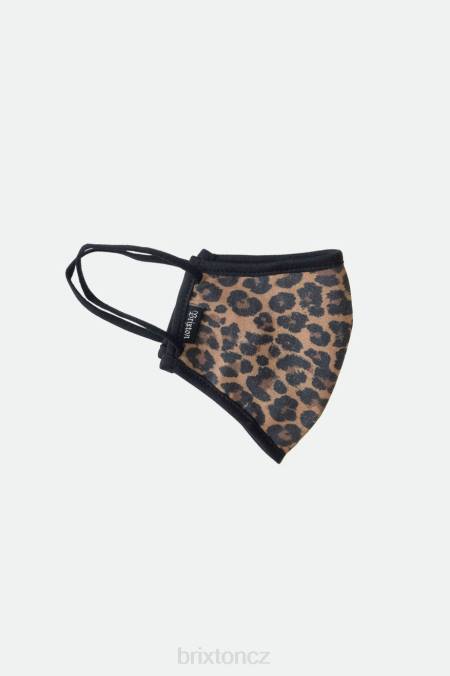 leopard Brixton unisex antimikrobiální 4směrná strečová maska ​​na obličej 4DHP391 Příslušenství