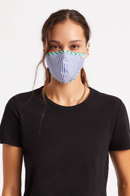 modrý pruh Brixton unisex lehká antimikrobiální maska ​​na obličej 4DHP405 Příslušenství