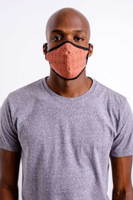 polka Brixton unisex antimikrobiální 4směrná strečová maska ​​na obličej 4DHP392 Příslušenství