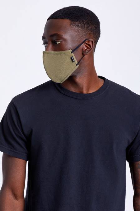 vojenská oliva Brixton unisex arktická fleecová maska ​​na obličej 4DHP394 Příslušenství