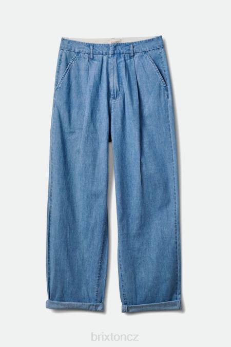 vybledlé indigo Brixton ženy vítězné kalhoty 4DHP479 oděv