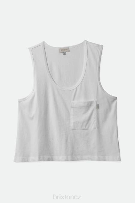 bílý Brixton ženy bezstarostný kapesní tank 4DHP434 oděv