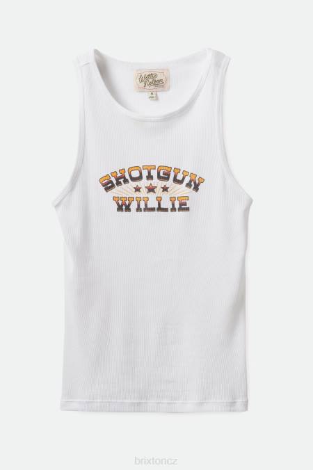 bílý Brixton ženy tílko s brokovnicí willie nelson 4DHP457 oděv