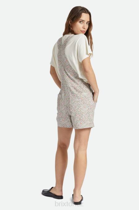 bílé květinové Brixton ženy costa short celkově 4DHP486 oděv