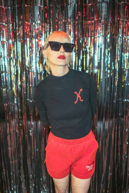koksově červené Brixton ženy coca-cola runner short 4DHP493 oděv
