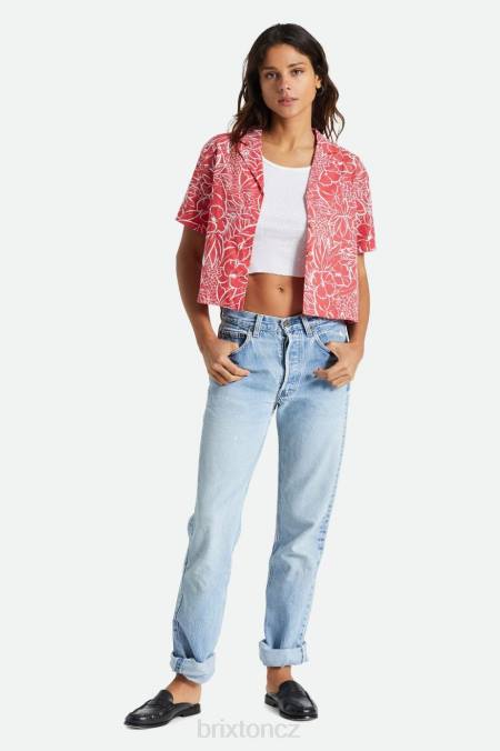 aloha červená Brixton ženy indo prádlo s/s tkané 4DHP446 oděv