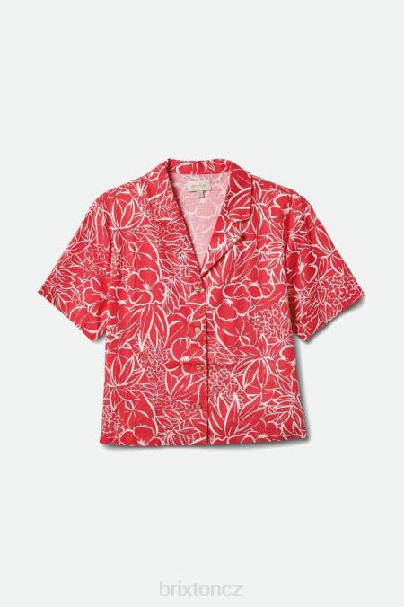 aloha červená Brixton ženy indo prádlo s/s tkané 4DHP446 oděv