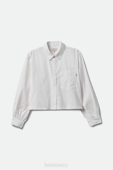 bílý Brixton ženy ústup l/s tkaný 4DHP445 oděv