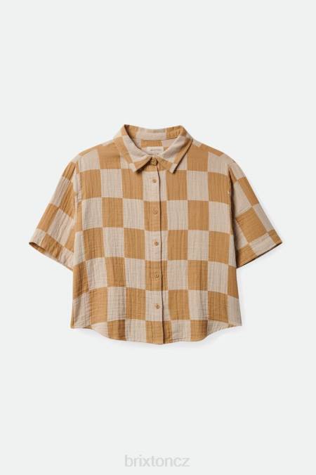 písek Brixton ženy mykonos boxy s/s tkané 4DHP414 oděv