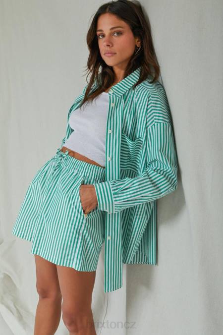 skřítek Brixton ženy sidney oversized l/s tkaný 4DHP450 oděv