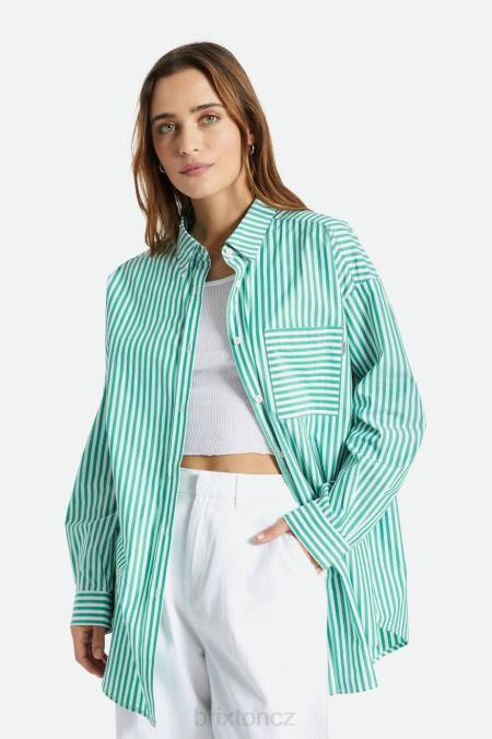 skřítek Brixton ženy sidney oversized l/s tkaný 4DHP450 oděv