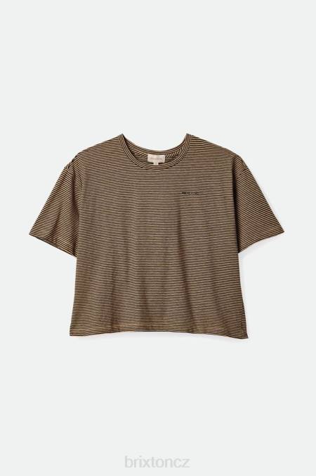 písek Brixton ženy grenada s/s skimmer triko 4DHP425 oděv