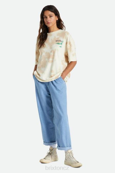 safari cloud mytí Brixton ženy oversized boyfriend triko super 4DHP454 oděv