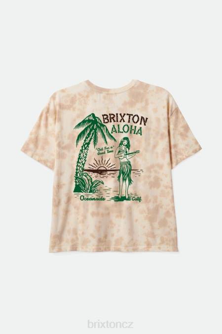 safari cloud mytí Brixton ženy oversized boyfriend triko super 4DHP454 oděv