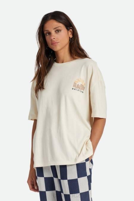 whitecap Brixton ženy kultivovat oversized boyfriend triko 4DHP426 oděv