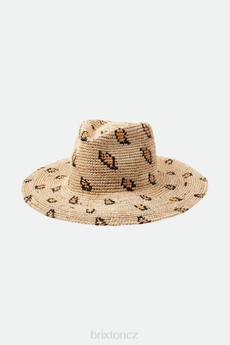 přírodní leopard Brixton ženy tkaný slaměný klobouk madeira 4DHP507 Příslušenství