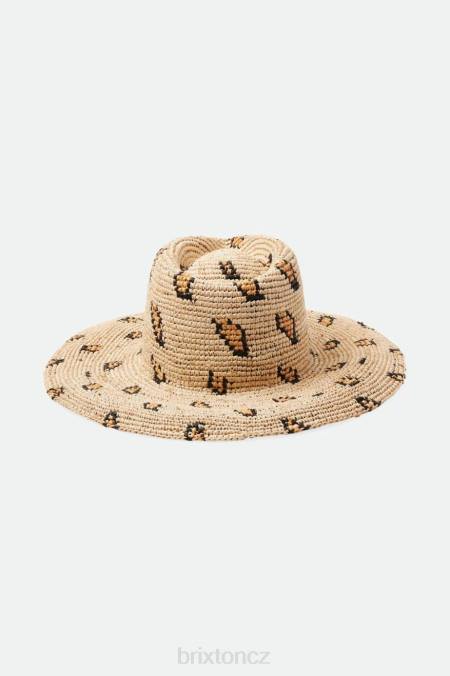 přírodní leopard Brixton ženy tkaný slaměný klobouk madeira 4DHP507 Příslušenství