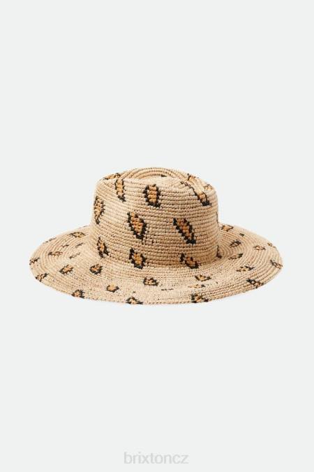 přírodní leopard Brixton ženy tkaný slaměný klobouk madeira 4DHP507 Příslušenství